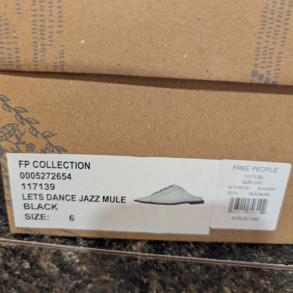 Free People NIB Let's Dance Jazz Mule $55 - Picture 3 of 4
